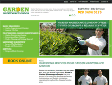 Tablet Screenshot of garden-maintenance-london.co.uk